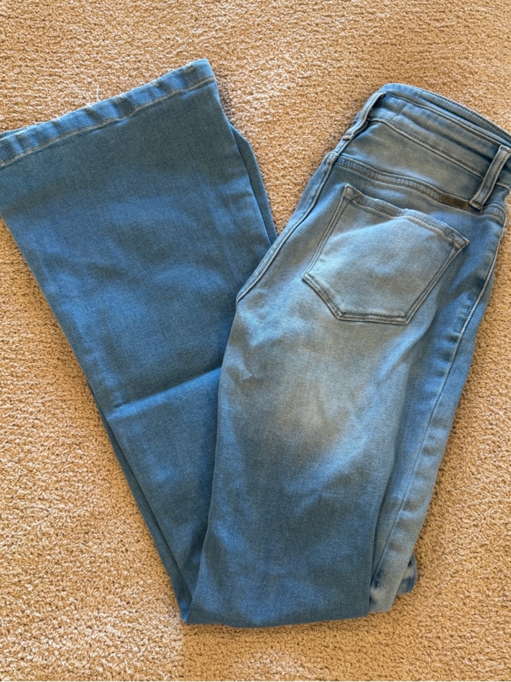 KanCan Light Blue Flared Wide Leg Jeans